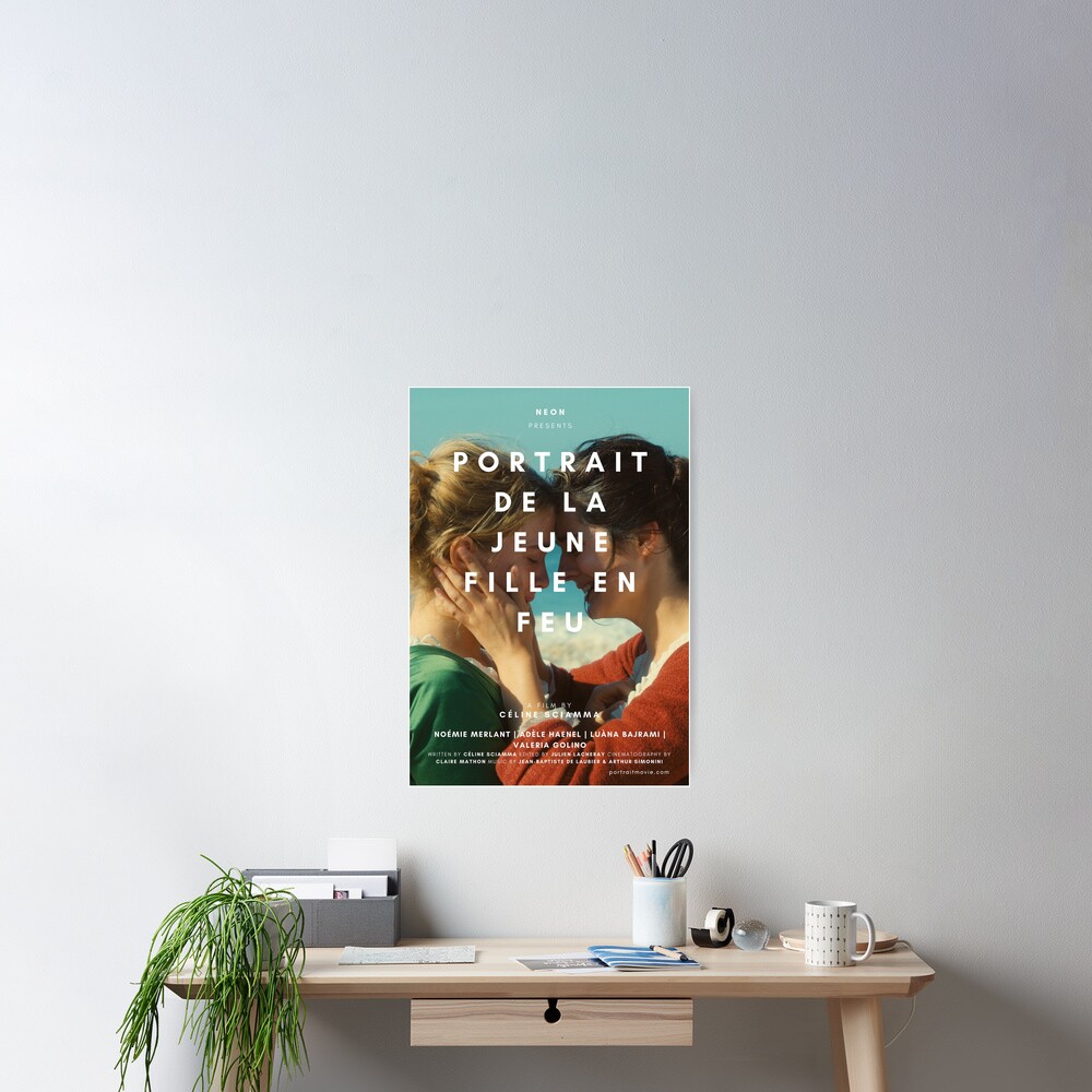PORTRAIT DE LA JEUNE FILLE EN FEU Poster