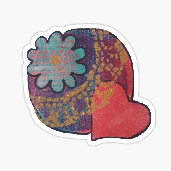 Red Heart Sticker