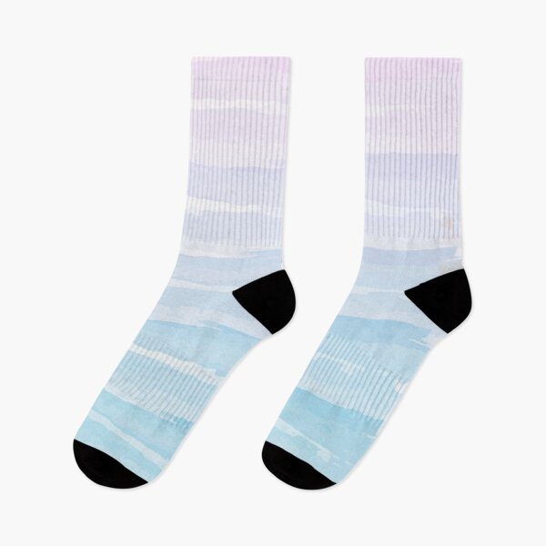 Artikelvorschau, Rosa bis blaues Aquarell entworfen und verkauft von CalicoFlair.