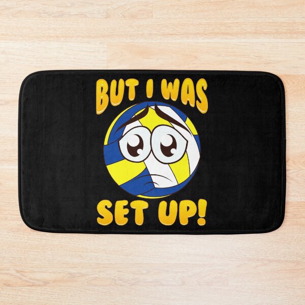 Item preview, Cute & Funny But I Was Set Up Volleyball Ball Pun designed and sold by perfectpresents.