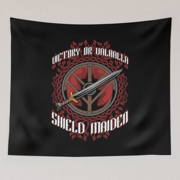 Item preview, Victory Or Valhalla Shield Maiden Female Viking designed and sold by perfectpresents.