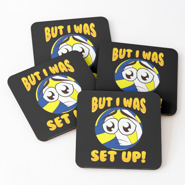 Item preview, Cute & Funny But I Was Set Up Volleyball Ball Pun designed and sold by perfectpresents.