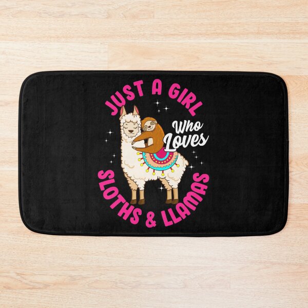 Item preview, Adorable Just A Girl Who Loves Sloths & Llamas designed and sold by perfectpresents.