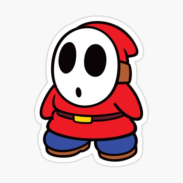 Shy Guy Stickers Redbubble