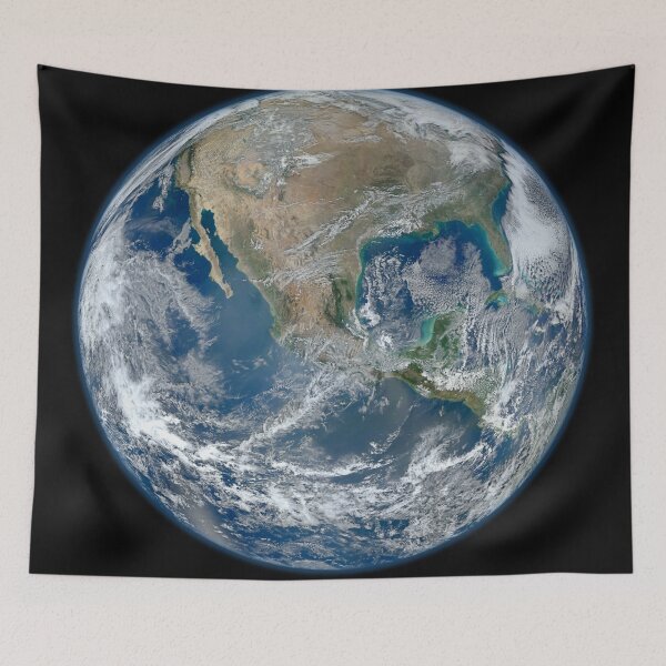 Item preview, Real Earth Photograph (Blue Marble) -  NASA Satellite Suomi NPP - High Resolution designed and sold by World-Wonder.