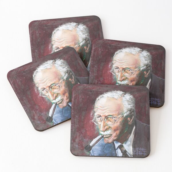 Item preview, Jung | Red Painting of Carl Jung designed and sold by Jacob la Cour.