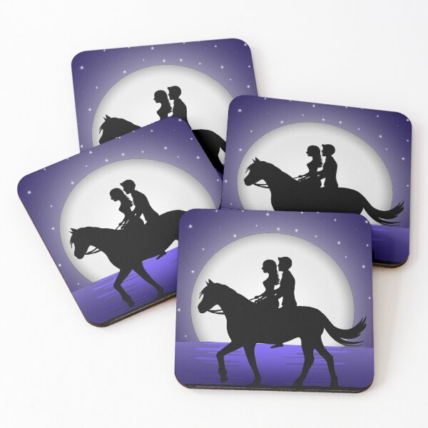 Item preview, Midnight horseback riding designed and sold by RizzoBlizzo.