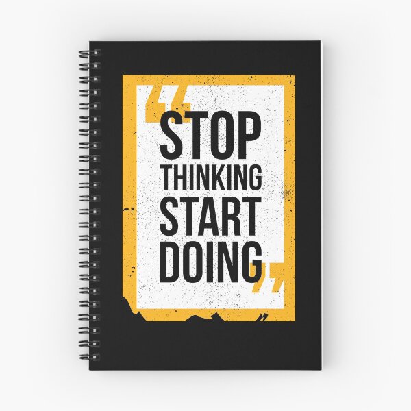 Item preview, Stop thinking start doing designed and sold by PickCreation.