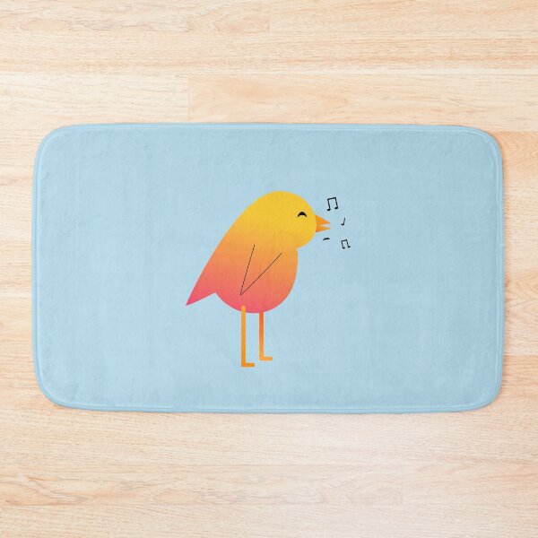 Item preview, Happy Singing Bird Digital Art designed and sold by Strawberry Canvas.