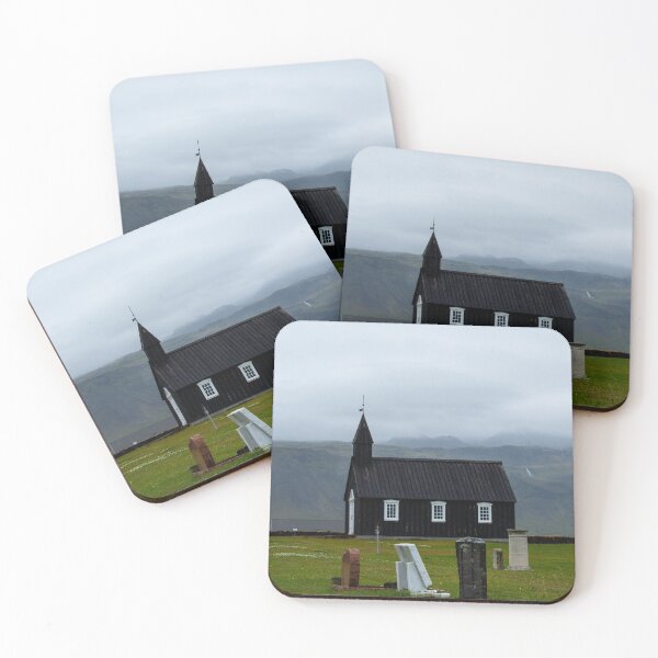 Item preview, Black Church Iceland designed and sold by tenayav.