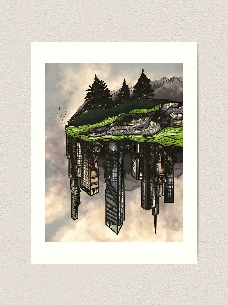 Alternate view of reclamation. Art Print