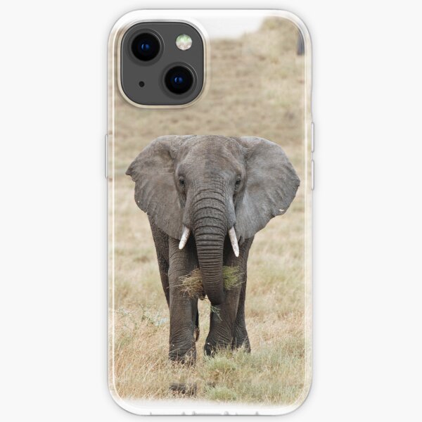Serengeti Elephant iPhone cover iPhone Soft Case