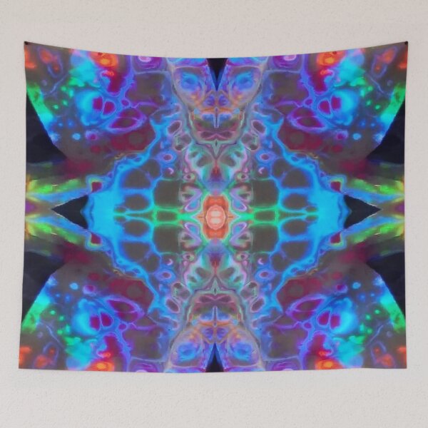 Item preview, Rainbow Crystal Mandala designed and sold by superfluidsoul.