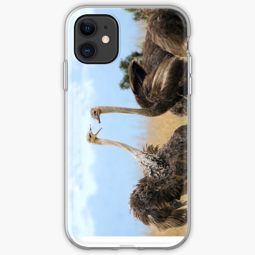 Ostrich talk - iphone cover iPhone Case & Cover
