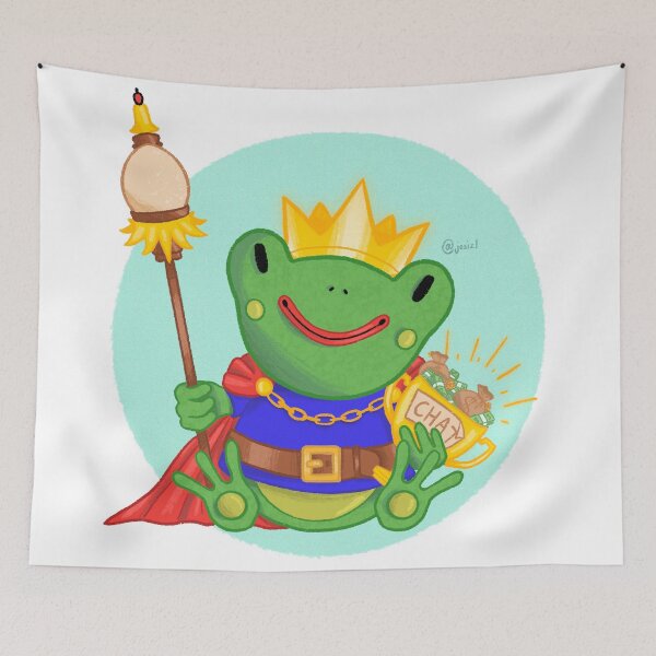 Item preview, mizkif frog fanart designed and sold by jozzlwow.