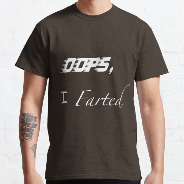 Oops T Shirts Redbubble - oops i farted roblox id code