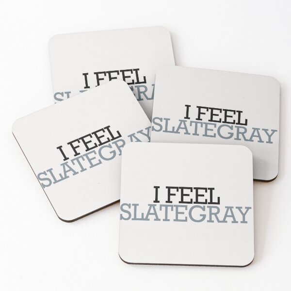 Item preview, Slate Gray - I Feel Color Clothing designed and sold by agsduy.