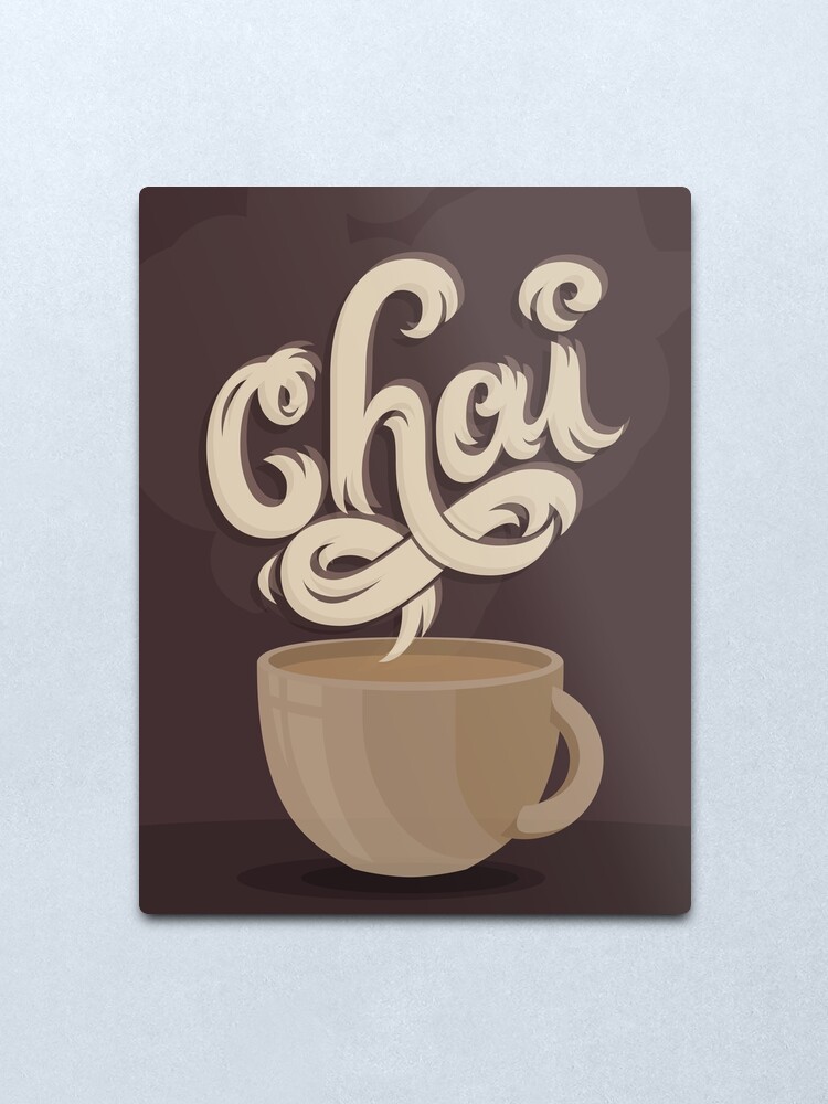 Alternate view of Chai Tea Metal Print