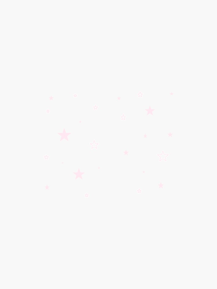 "pink stars pack" Sticker for Sale by lilinguyen Redbubble