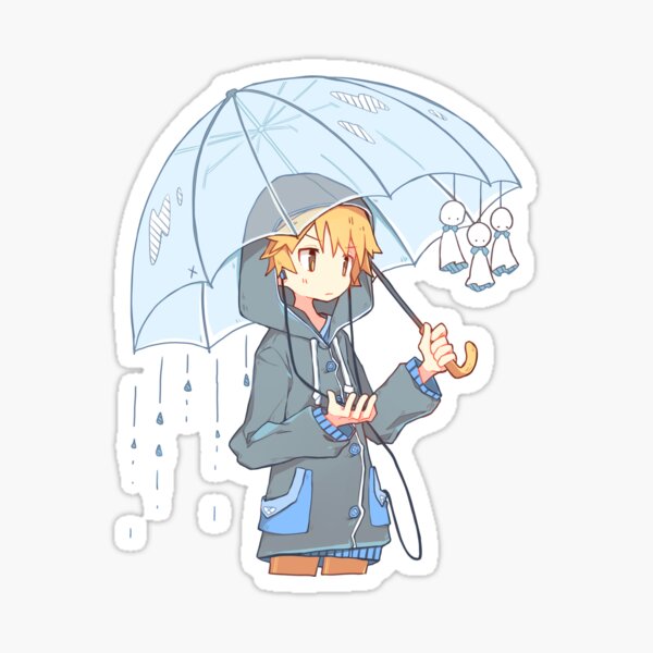 [Ddoja] Baby Chou Transparent Stickers - Rainy Day