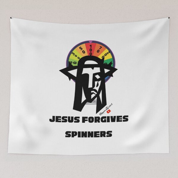 Item preview, Jesus Forgives Spinners Color Version designed and sold by Hogand2cent.