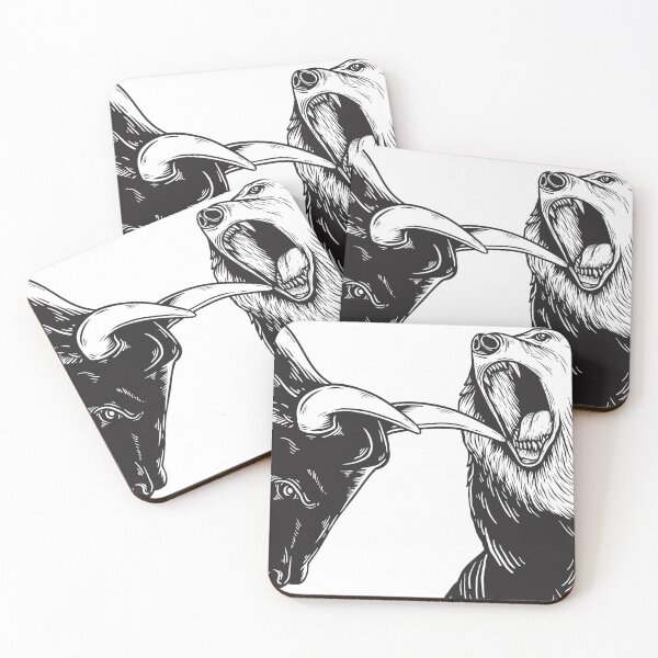Item preview, Bullish and bearish art designed and sold by Sainkhuu.