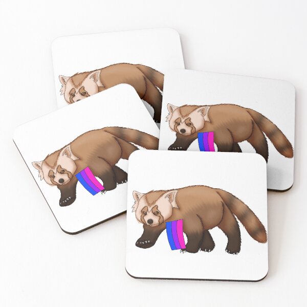 Item preview, Pride Red Panda-Bi Edition designed and sold by c0ffeewitch.
