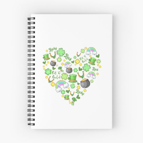 Item preview, St. Patricks Day Kawaii Heart designed and sold by karspaul.