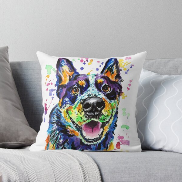 Item preview, Watercolour Blue Heeler  designed and sold by SaltySerenity.