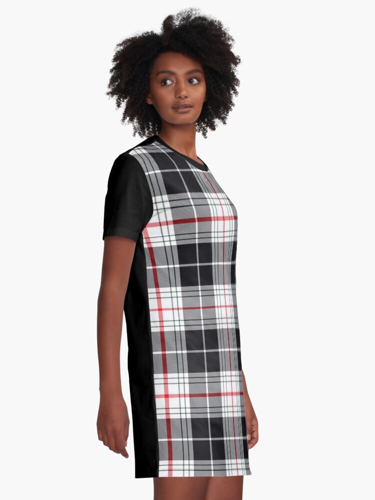 tartan t shirt dress