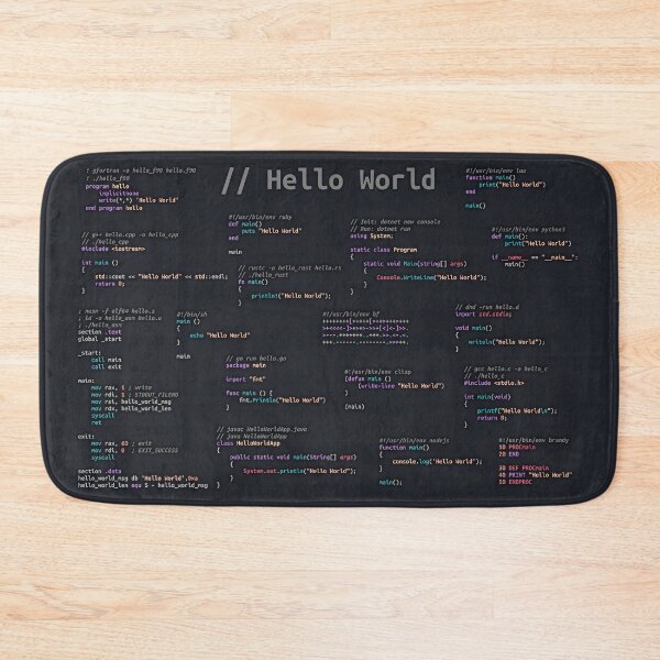 Item preview, Hello World (Dark Theme) designed and sold by astrellon.