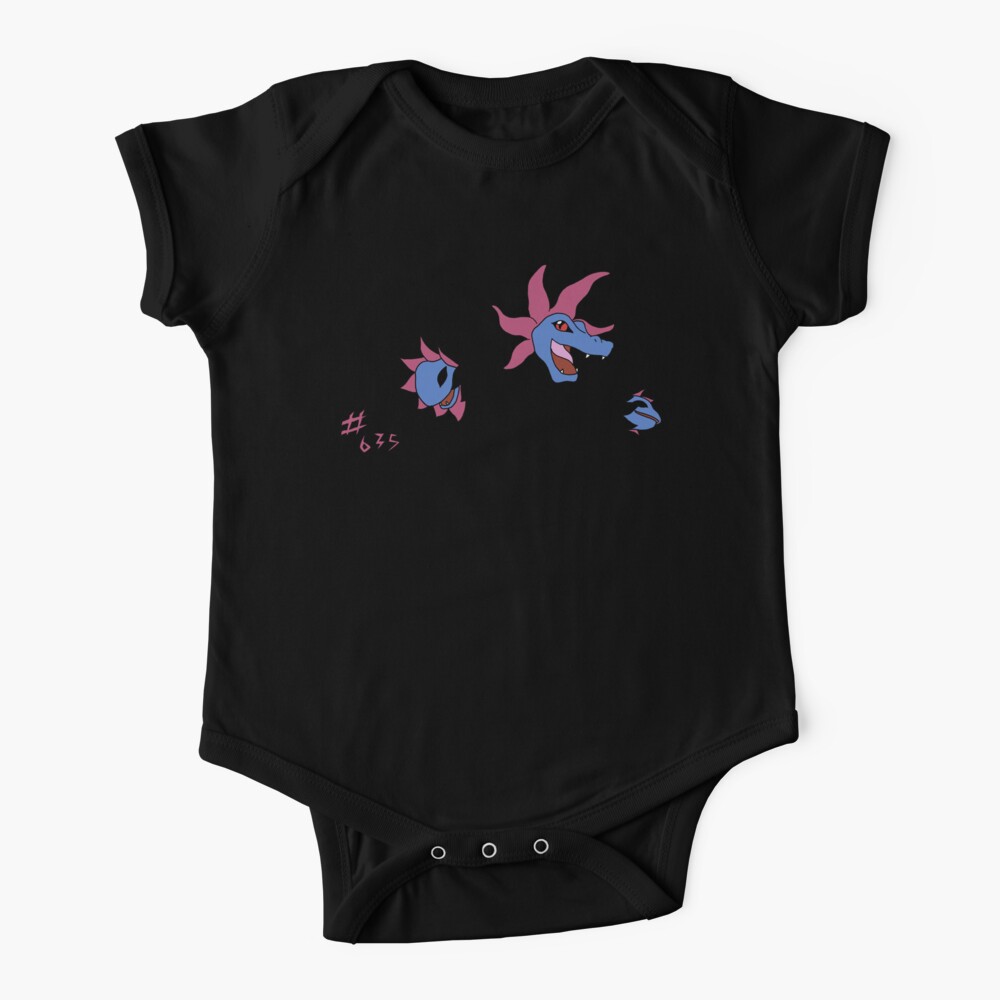 Pokemon 635 Hydreigon Baby One Piece By Methuselah Redbubble