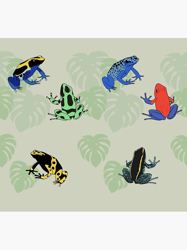 Poison Dart Frogs by ArtByBreah