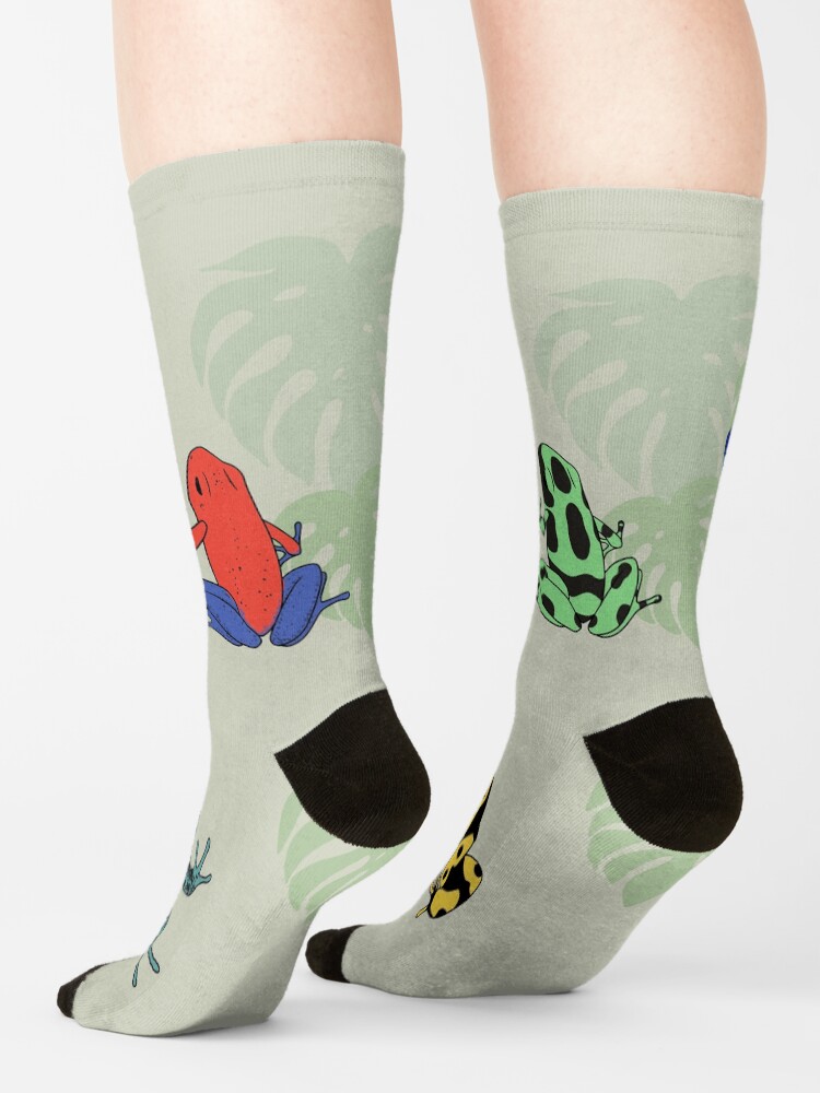 Alternate view of Poison Dart Frogs Socks
