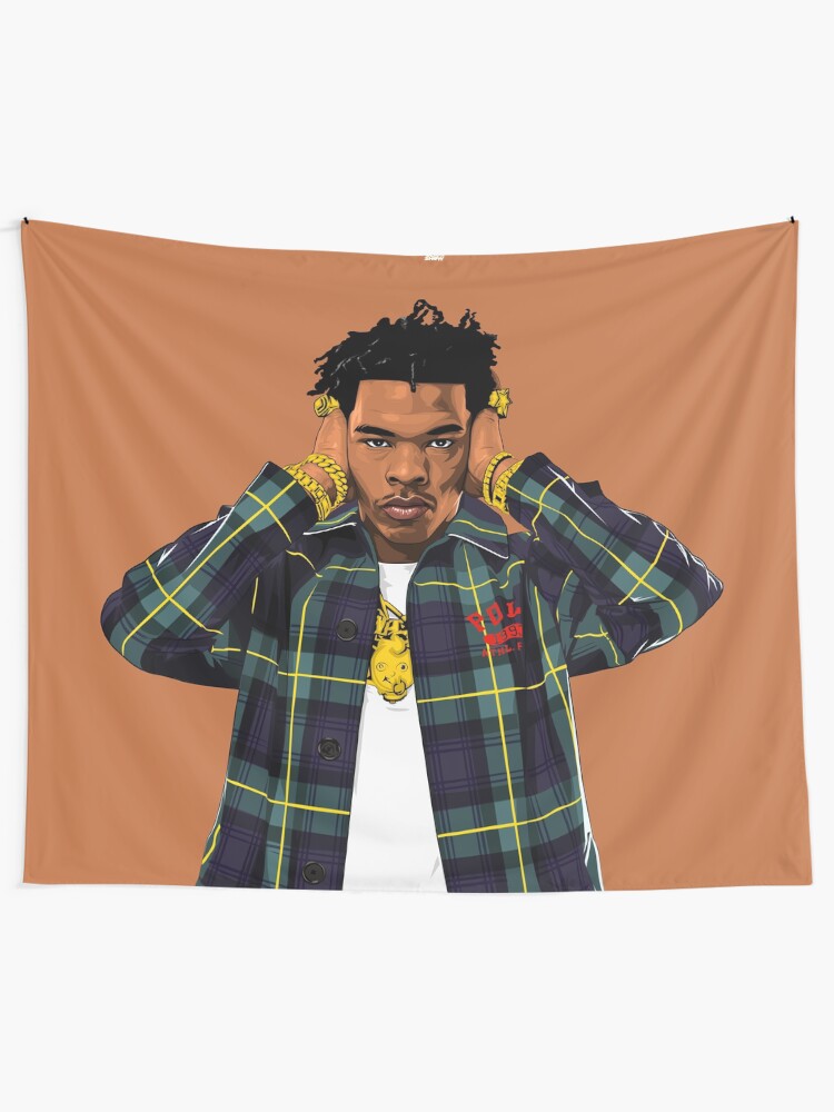 "LIL BABY." Tapestry by olaforshow Redbubble