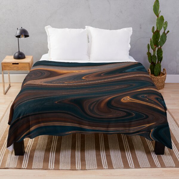 Item preview, Abstract dark sunset wave painting designed and sold by GoodyLeo.