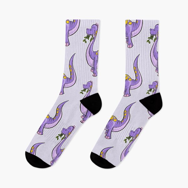 Item preview, Snacking Brontosaurus (Purple) designed and sold by pmegow.