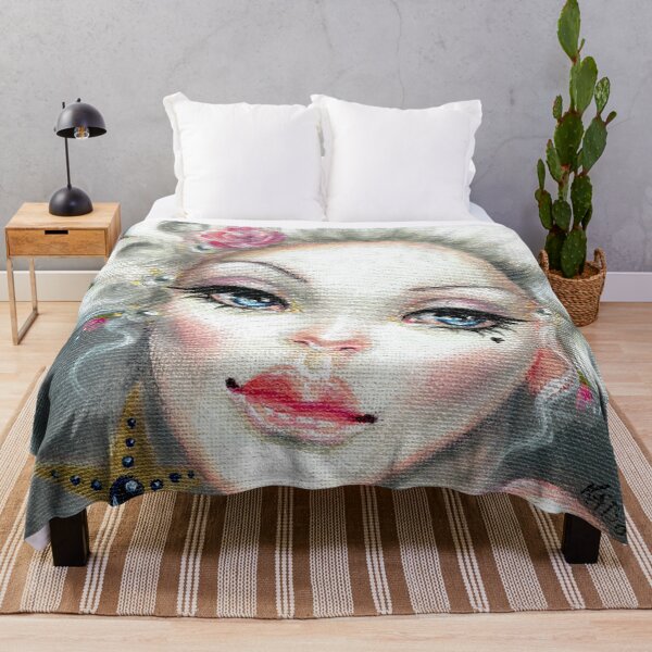 Aperçu de l'œuvre Marie Antoinette Star, icône glamour, peinture originale créée et vendue par KimTurner.