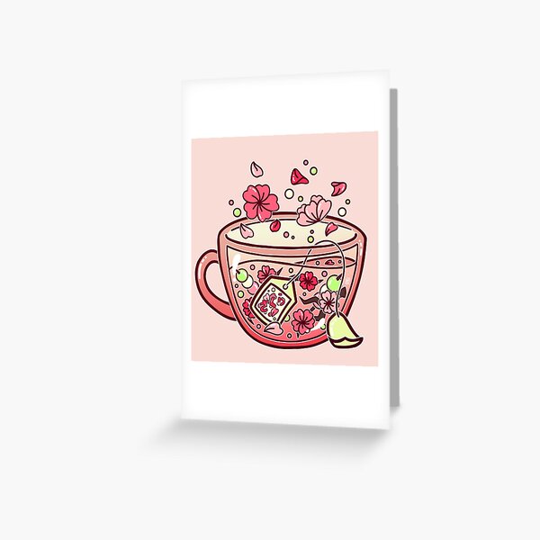 Item preview, Glass Sakura Tea designed and sold by heysoleilart.