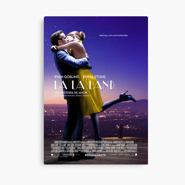La La Land Kiss Canvas Print