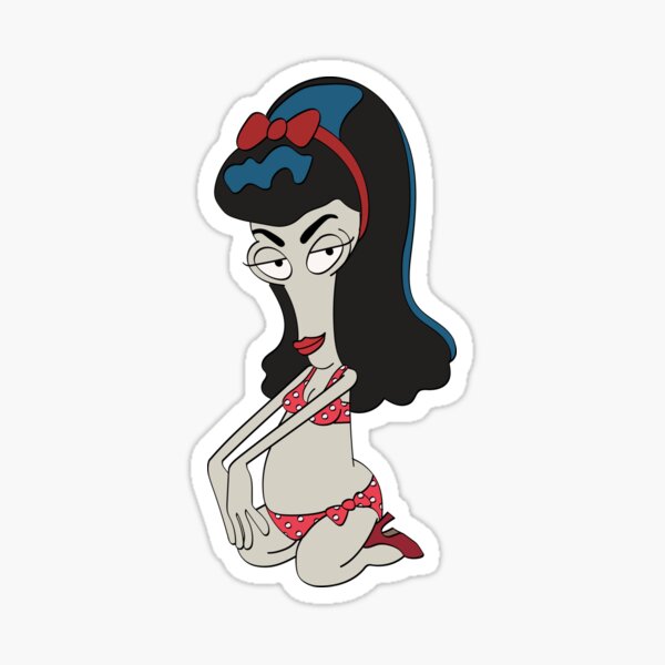 American Dad Roger Roslyn Tattoo Sticker