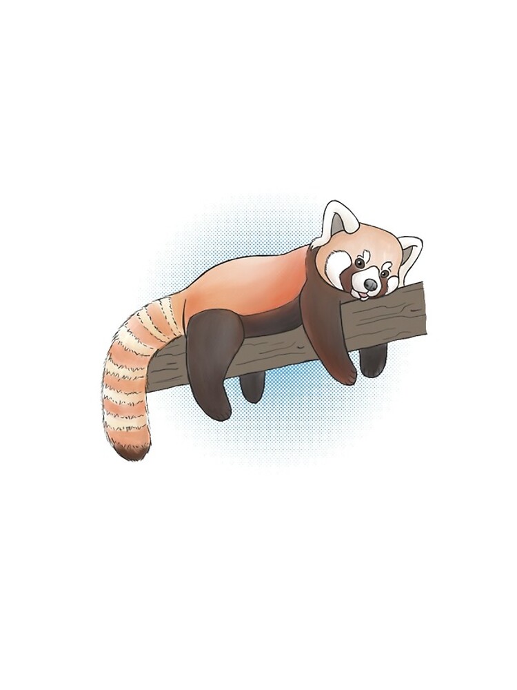 Red Panda On A Limb by ArtByBreah