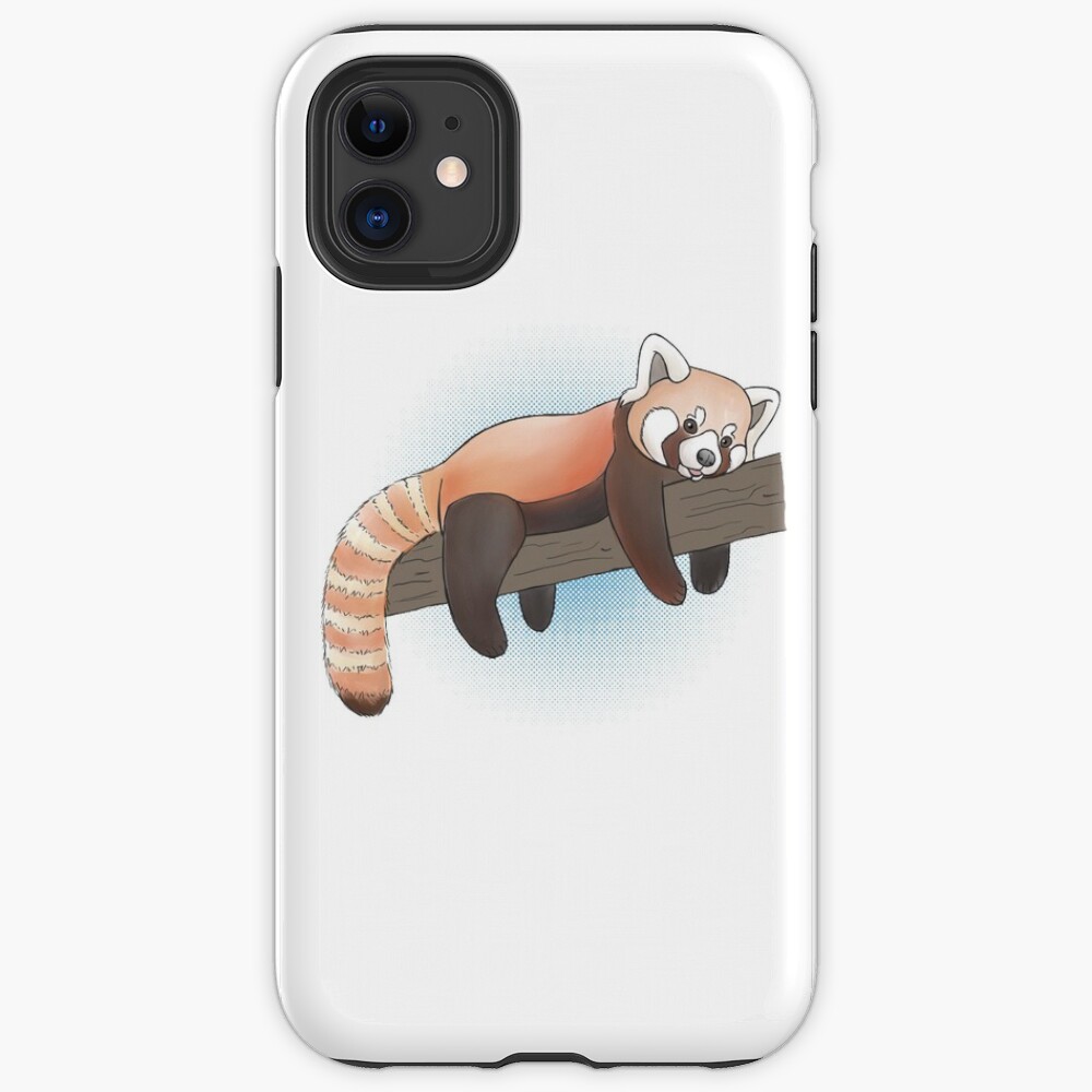 Red Panda On A Limb iPhone Case