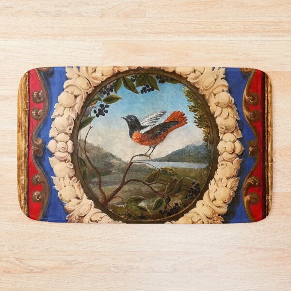 Item preview, Antique Italian Panel Painting of Bird designed and sold by FuzzyHoney.