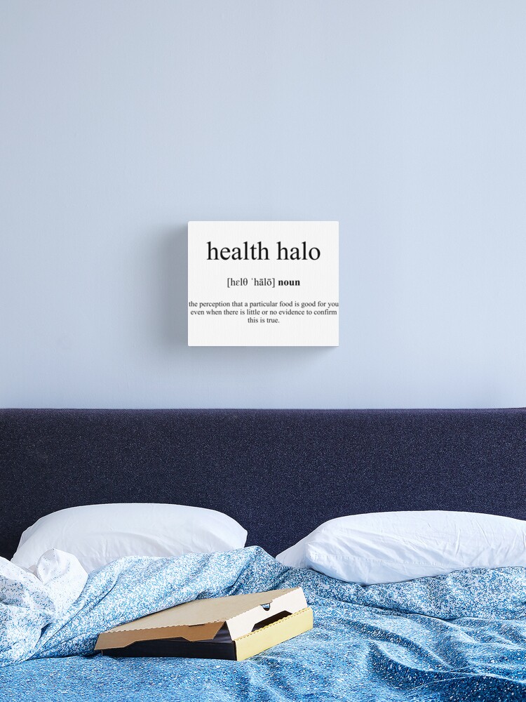 Health Halo Definition | Dictionary Collection | Framed Art Print