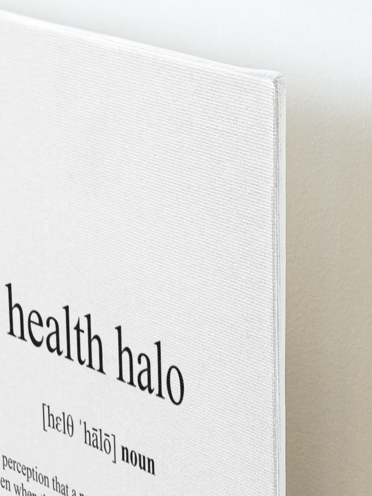 Health Halo Definition | Dictionary Collection | Poster