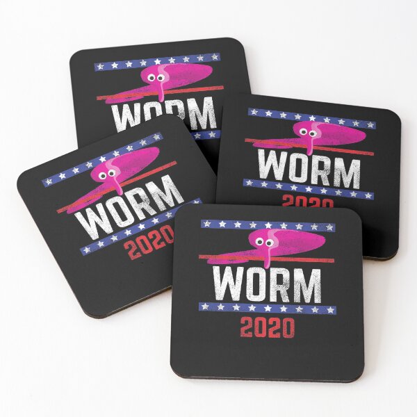 Item preview, Pink Worm On A String Meme. Retro Style Magic Fuzzy Worm for President 2020 designed and sold by Good-Find.