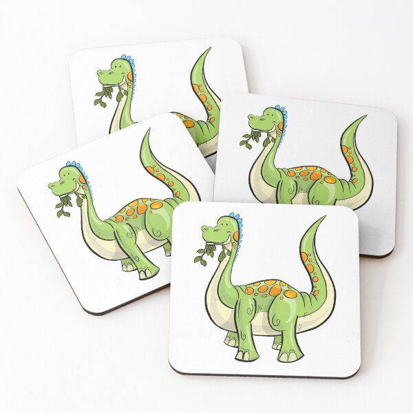 Item preview, Snacking Brontosaurus (Green) designed and sold by pmegow.