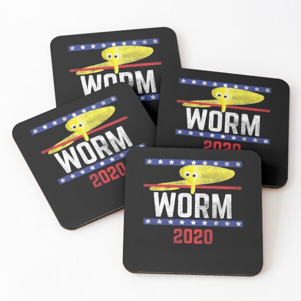 Item preview, Yellow Worm On A String Meme. Retro Style Magic Fuzzy Worm for President 2020 designed and sold by Good-Find.