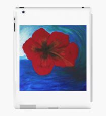 Surfing Aloha Hibiscus Flower by LindaGLarsenArt iPad Case/Skin